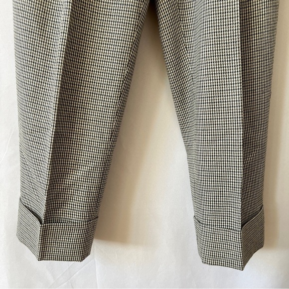 ELEVENTY PANTS 2 HERRINGBONE WOOL BLD PREPPY LIGHT ACADEMIA CAREER CORE HERITAGE - Picture 6 of 12